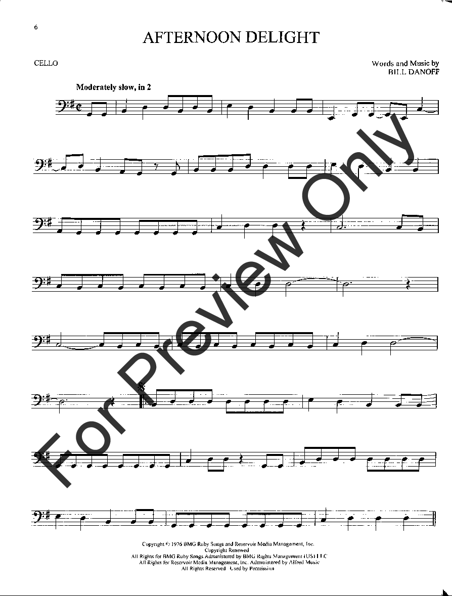 101 Popular Songs Cello Book