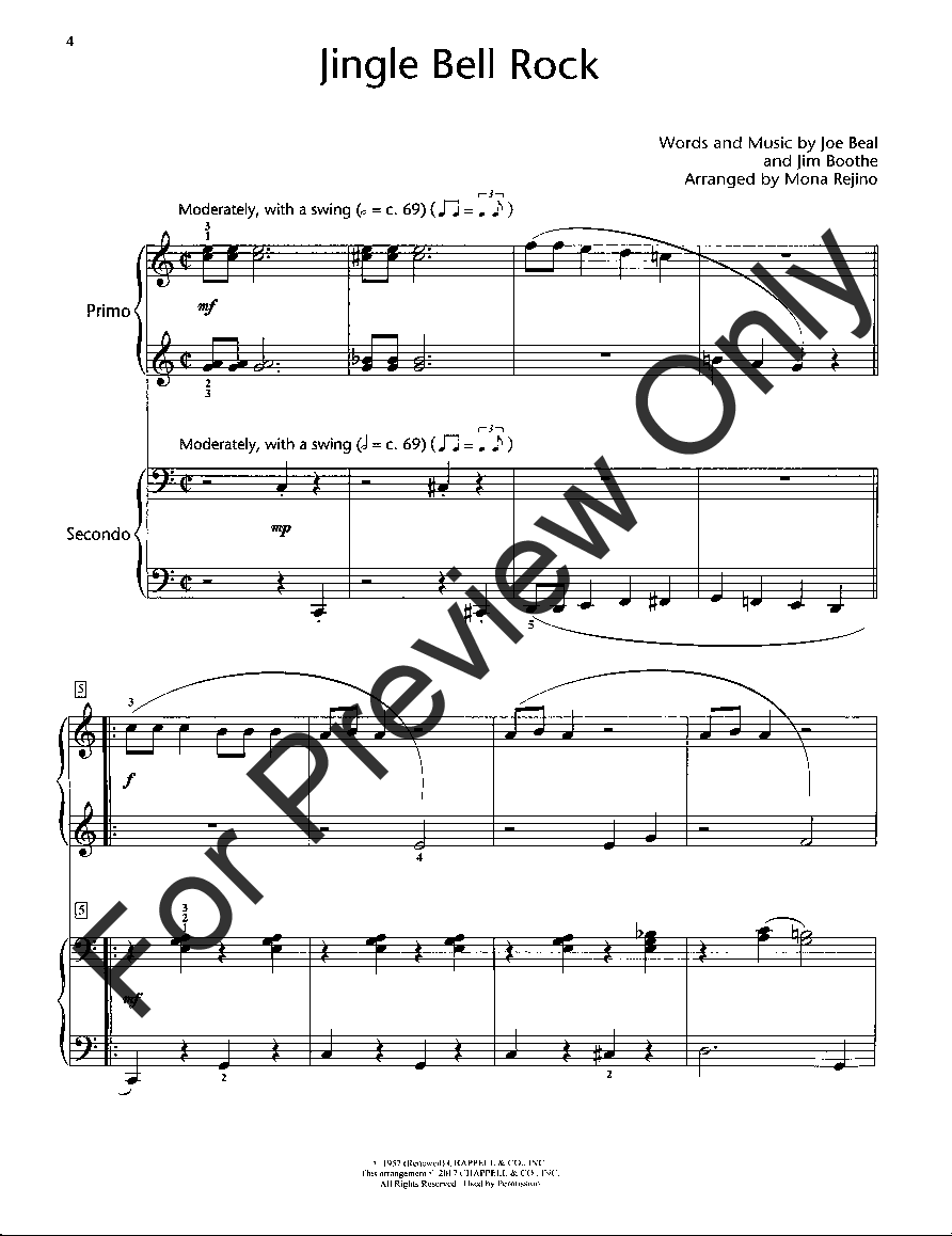 Easy Christmas Duets 1 Piano/4 Hands