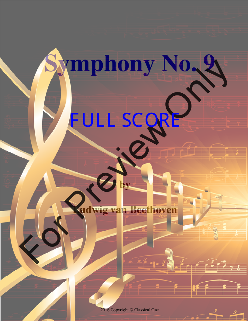 Symphony No.9, Op.125 P.O.D.