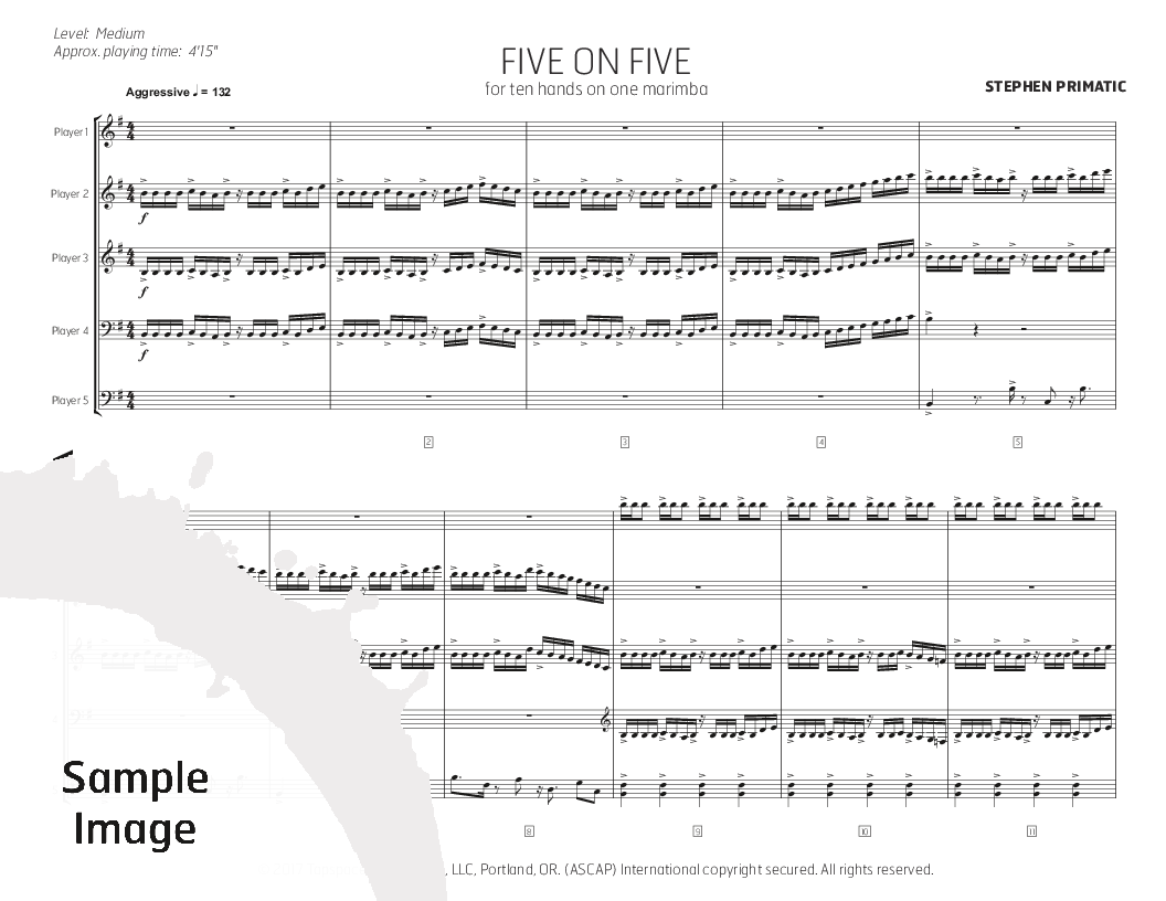 Five on Five Marimba Quintet - 10 Hands on One Marimba