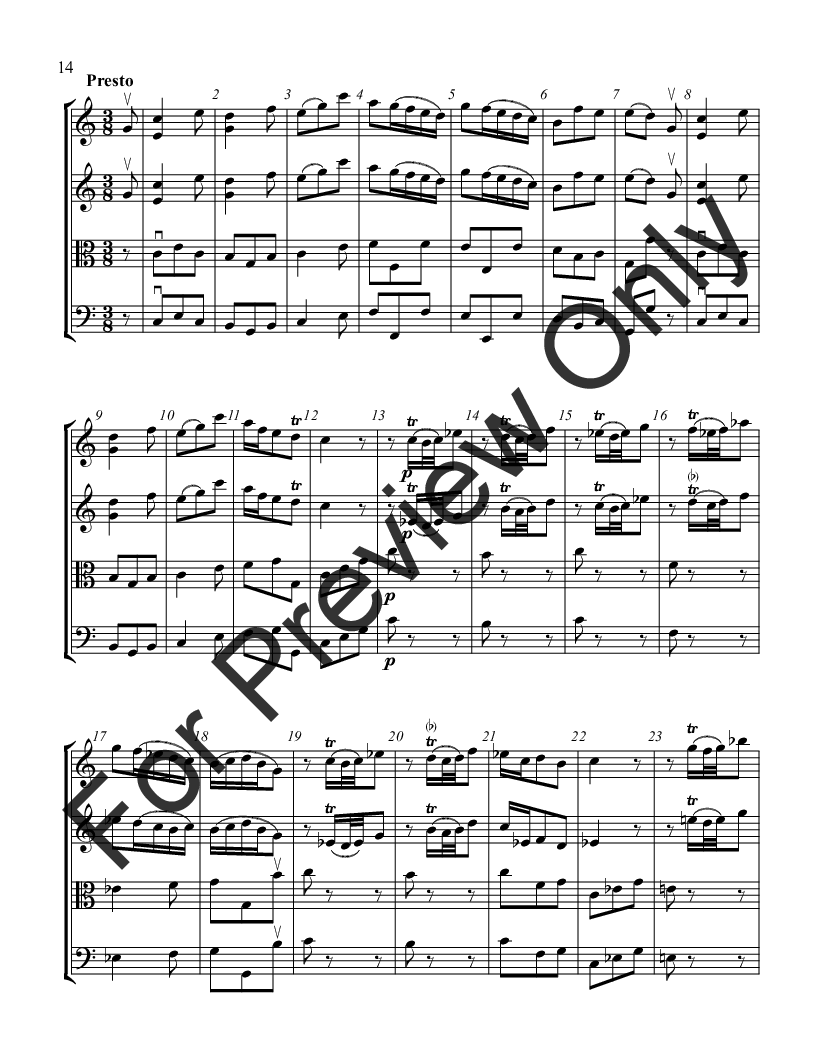 Symphony in C Opus 2, No. 2 P.O.D.