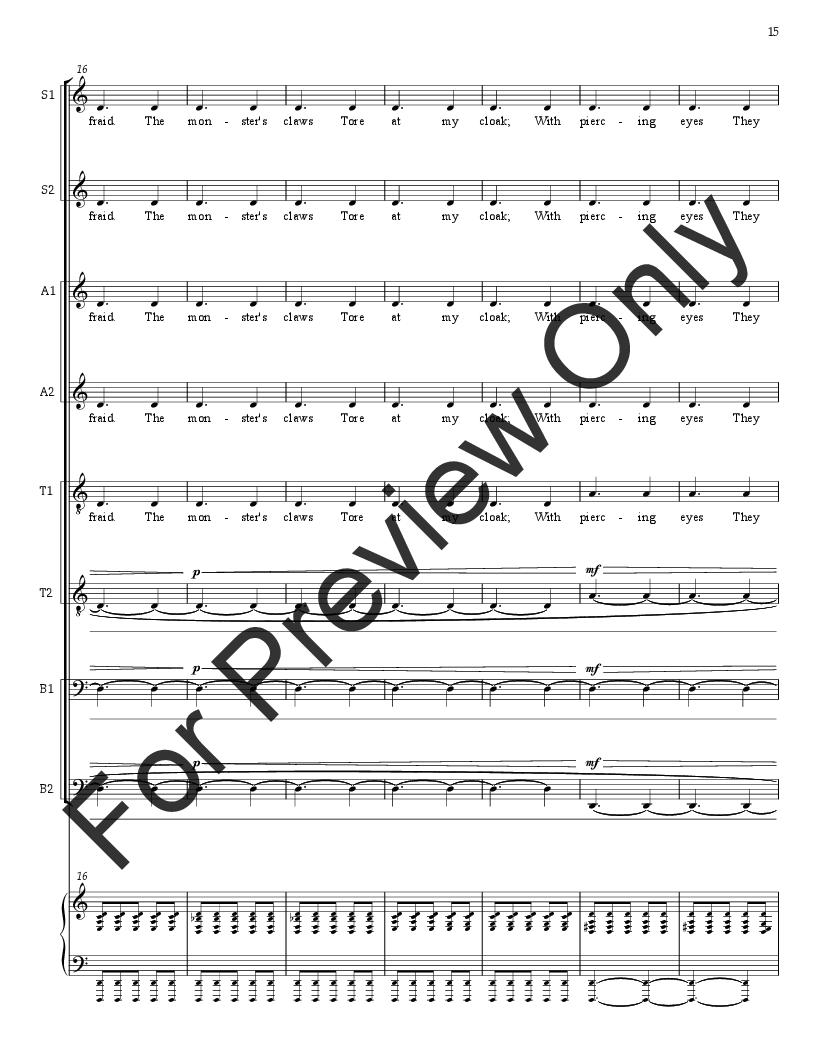 Dreamweaver Vocal Score