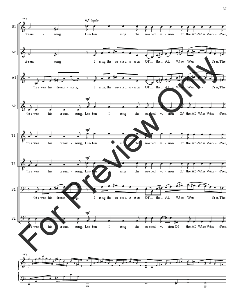 Dreamweaver Vocal Score