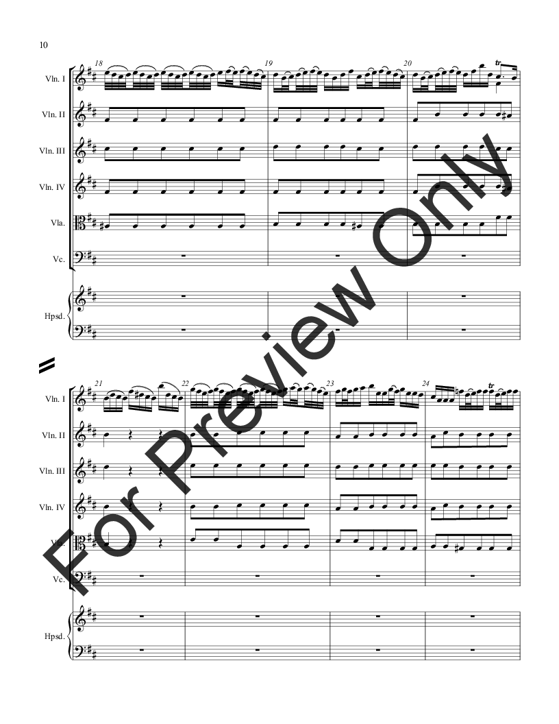 Concerto in D Opus 3, No. 9 P.O.D.