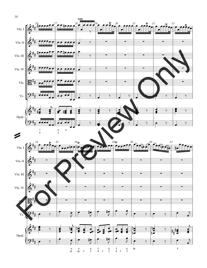 Concerto in D Opus 3, No. 9 P.O.D.