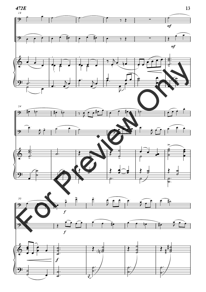 Eight for a Start Cello Duet with Piano