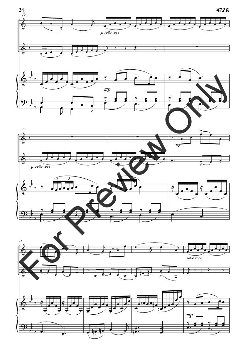 Eight for a Start Trumpet Duet and Piano