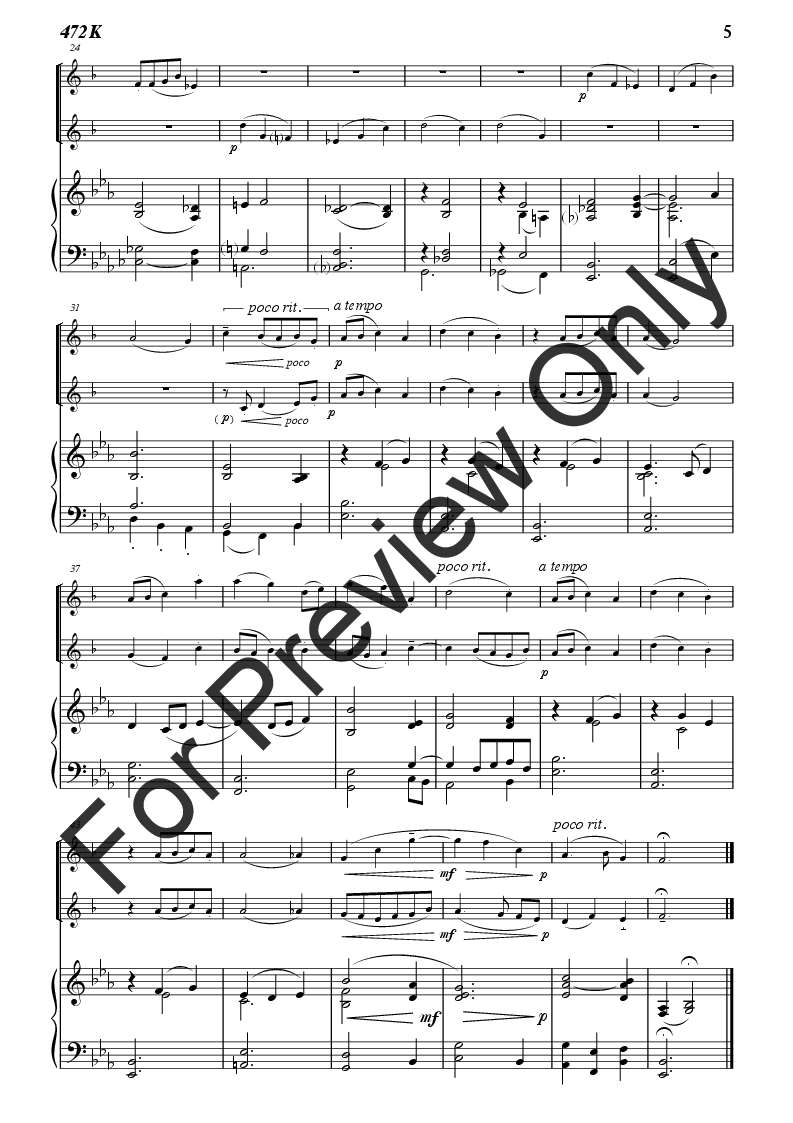 Eight for a Start Trumpet Duet and Piano