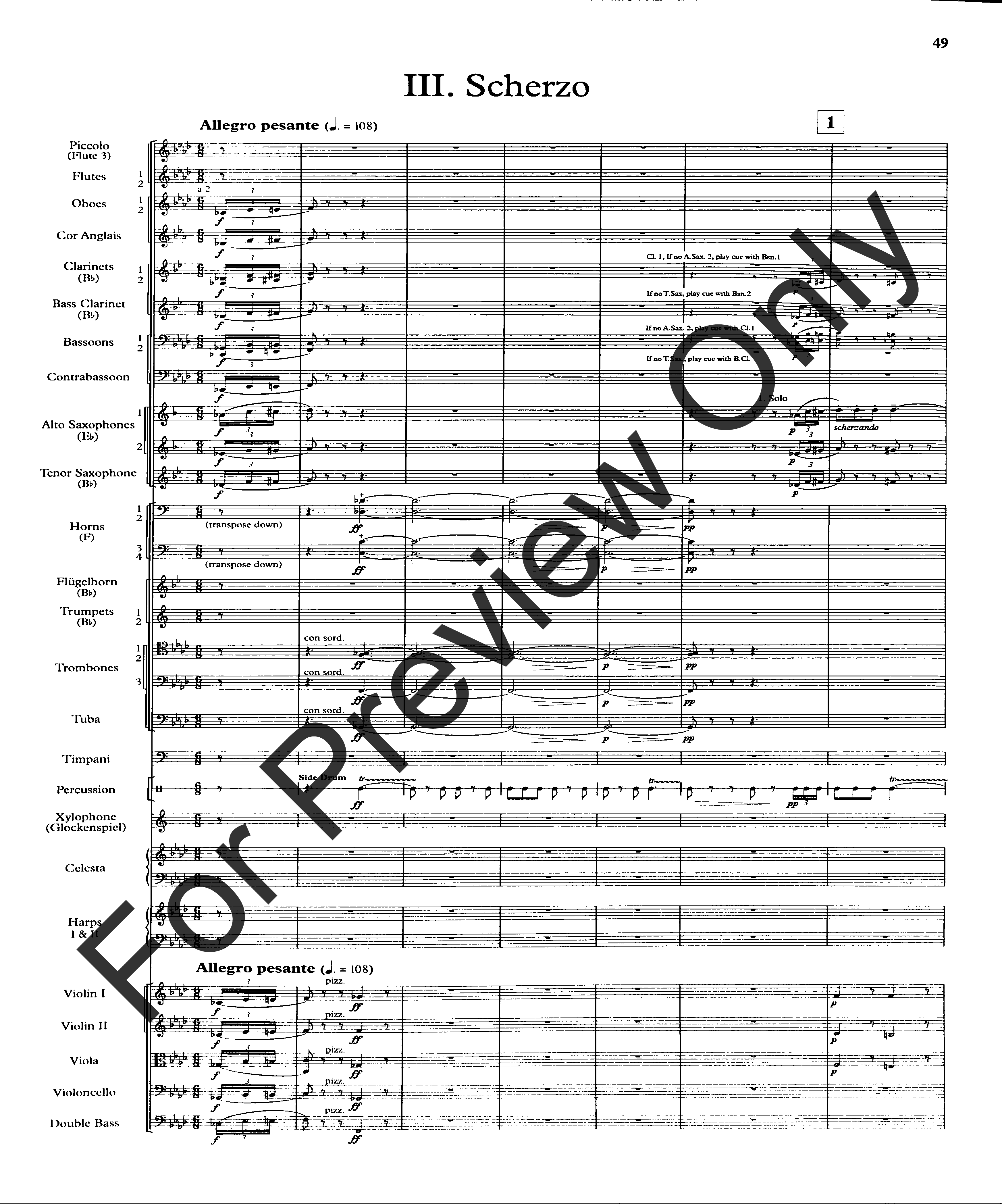 Symphony #9 Hard Cover Full Score