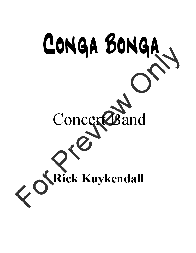 Conga Bonga P.O.D.