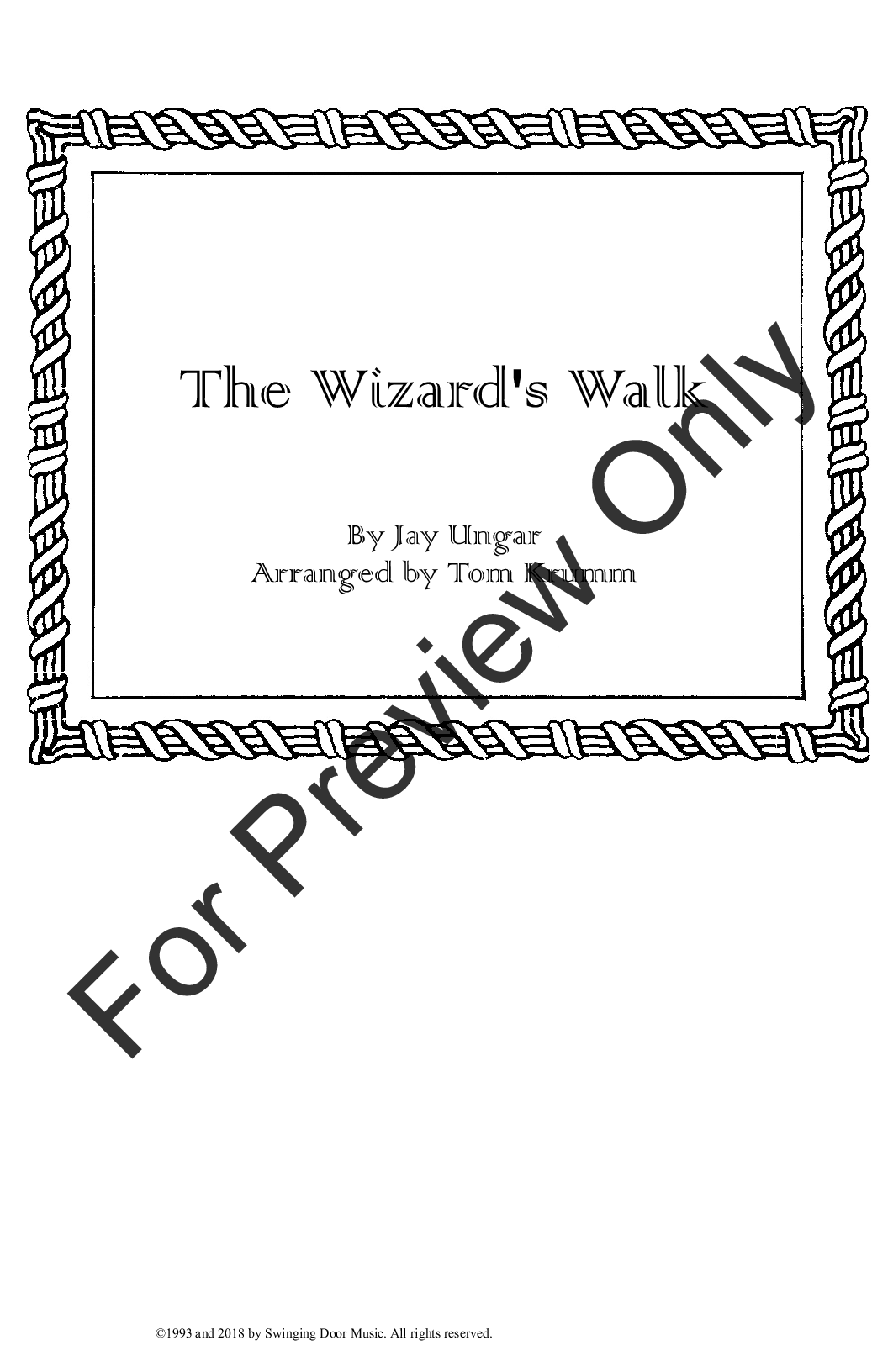 The Wizard's Walk P.O.D.