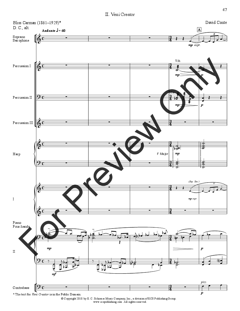 American Triptych Full Score