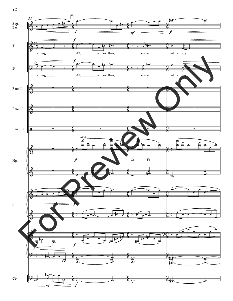 American Triptych Full Score