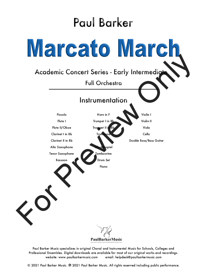 Marcato March Performance MP3