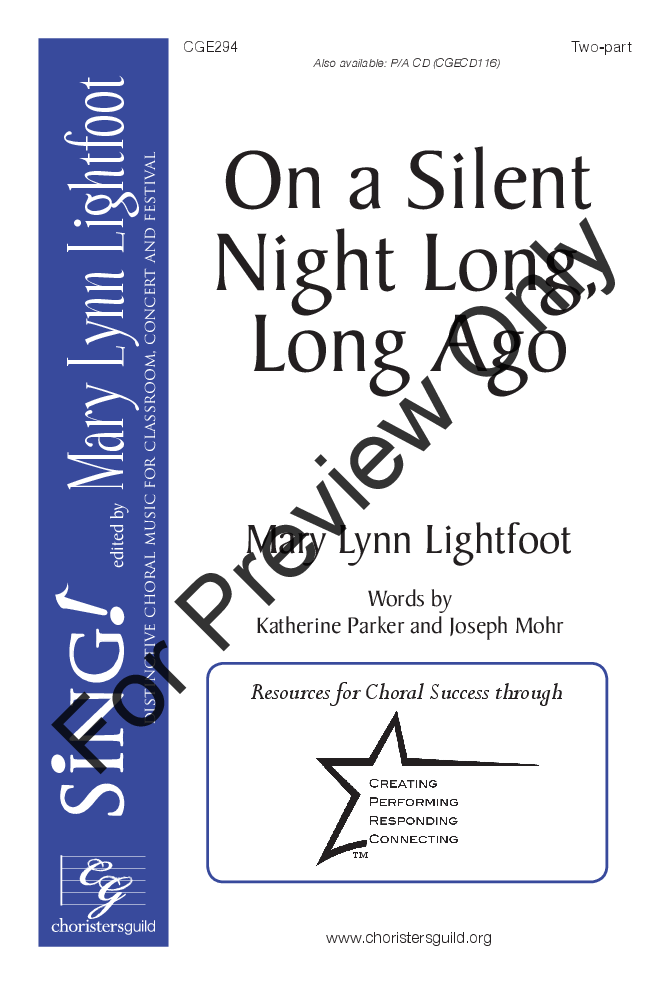 On a Silent Night Long, Long Ago Large Print Edition P.O.D.
