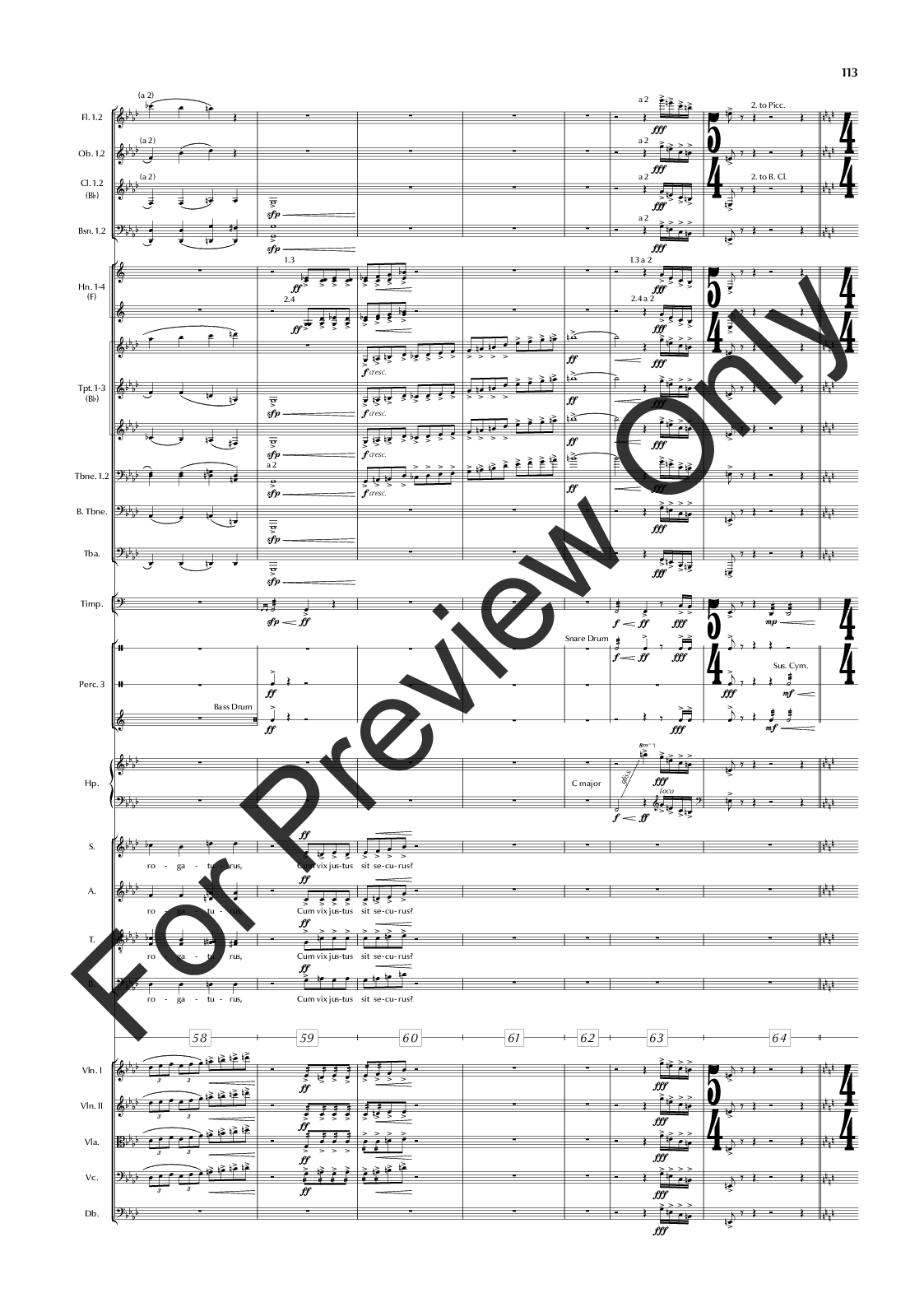 The Great War Symphony Vocal Score P.O.D.