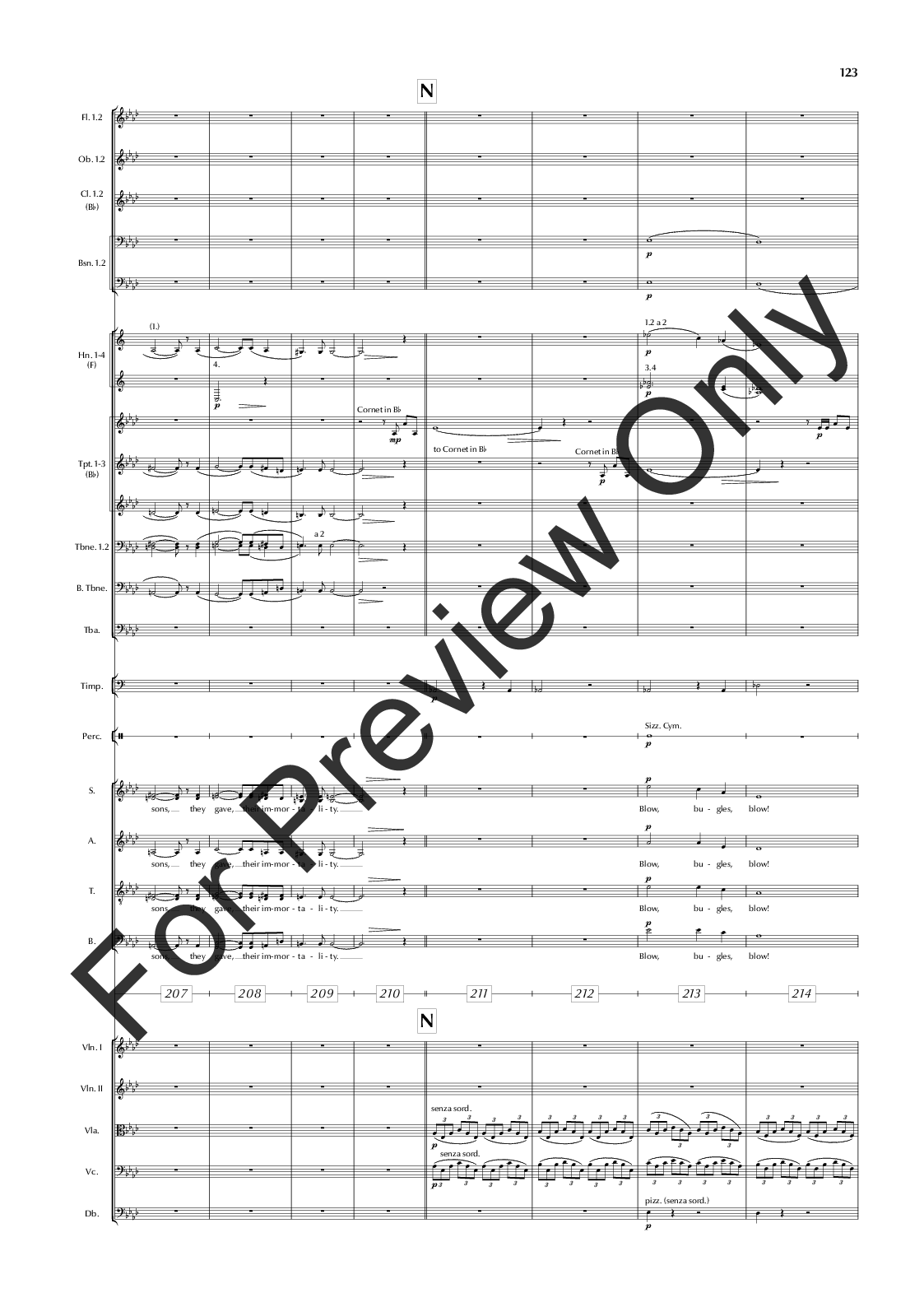 The Great War Symphony Vocal Score P.O.D.