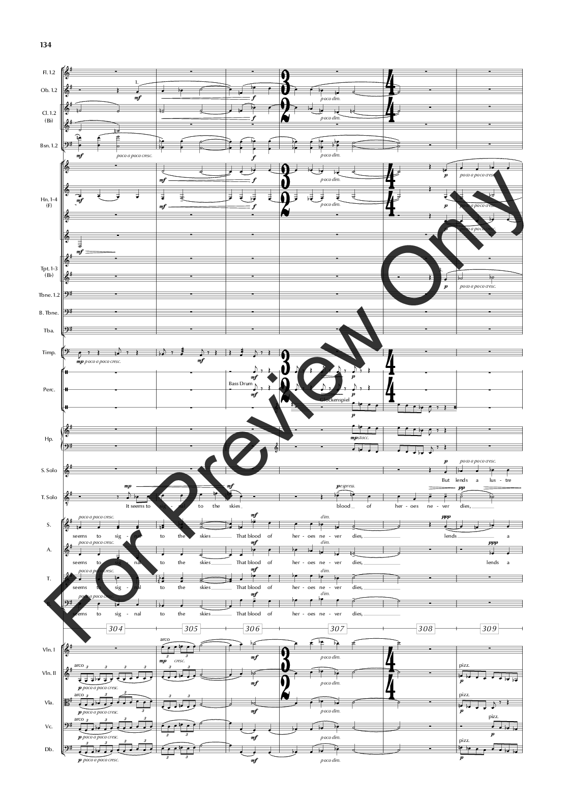 The Great War Symphony Vocal Score P.O.D.