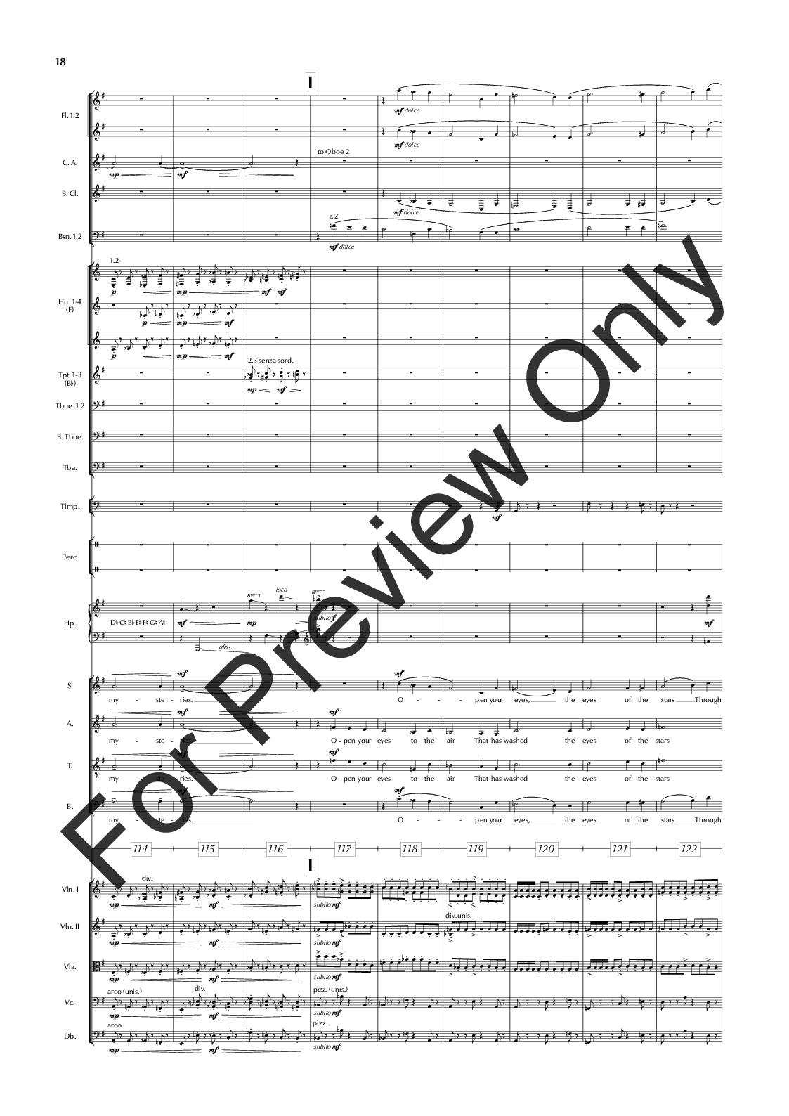 The Great War Symphony Vocal Score P.O.D.