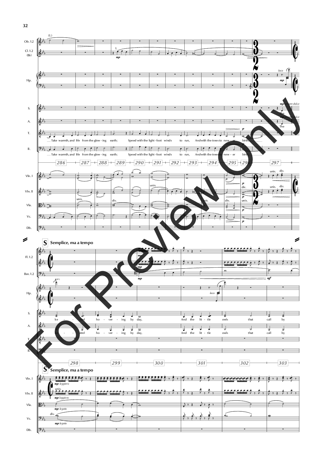 The Great War Symphony Vocal Score P.O.D.