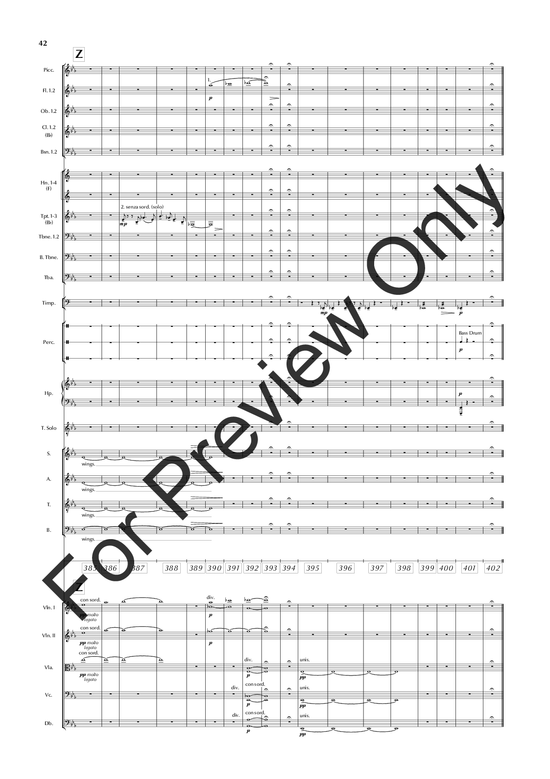 The Great War Symphony Vocal Score P.O.D.