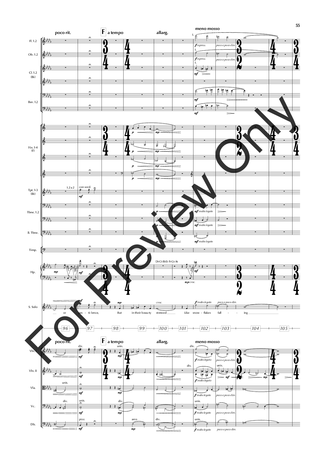 The Great War Symphony Vocal Score P.O.D.