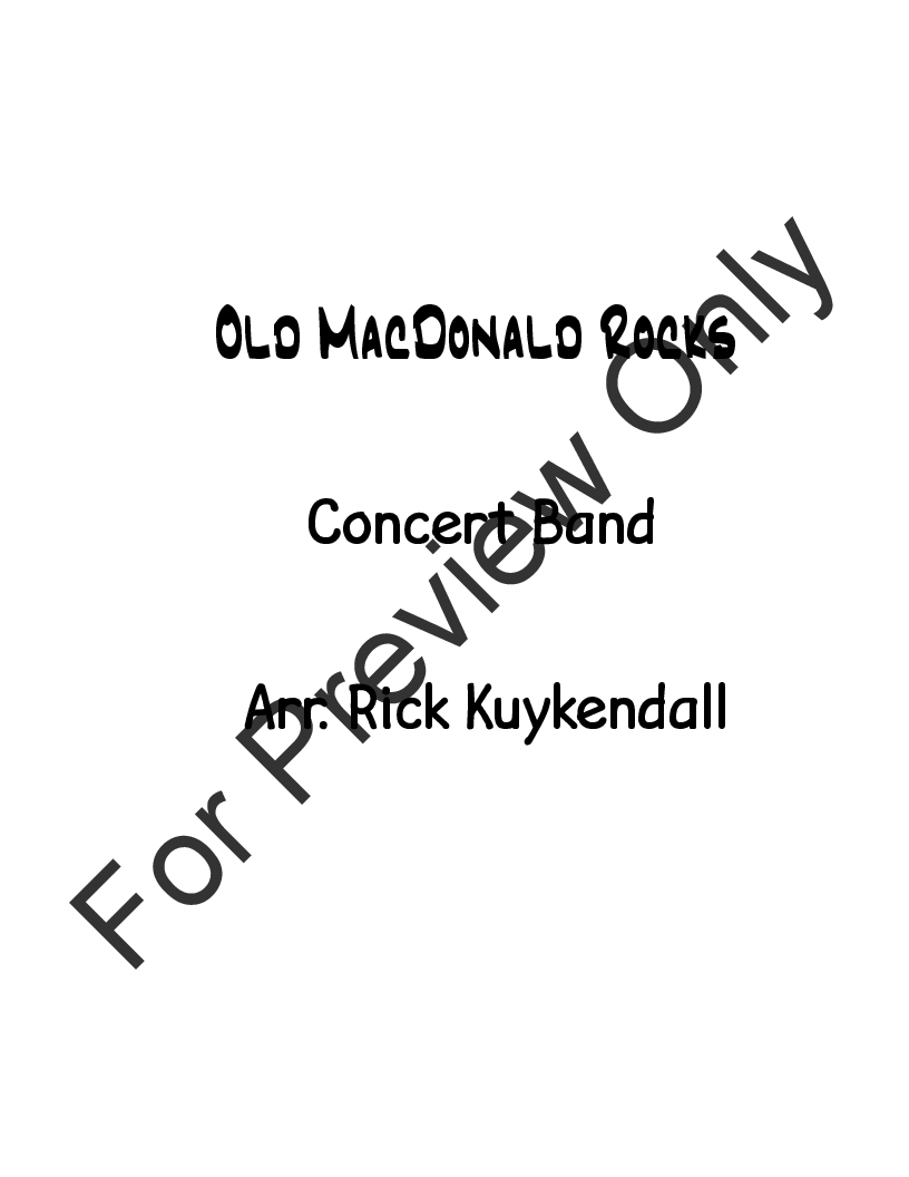 Old MacDonald Rocks P.O.D.