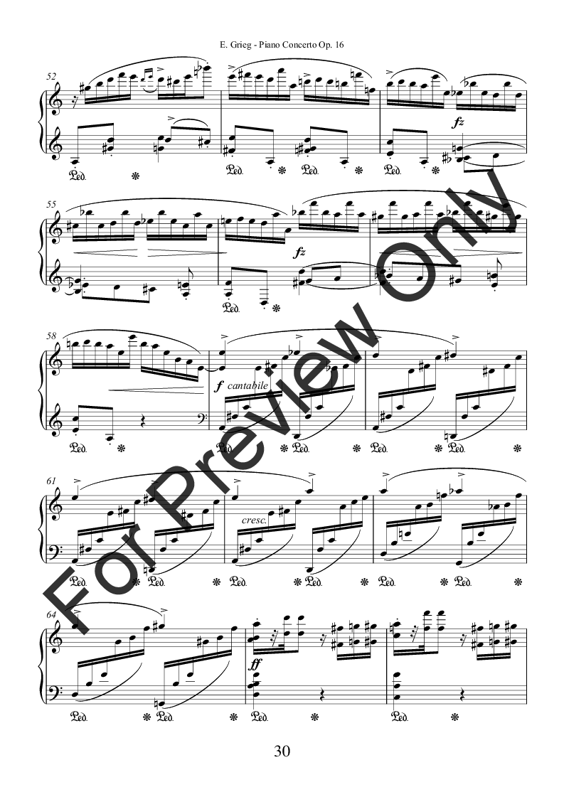 Concerto in A minor for piano and orchestra P.O.D.