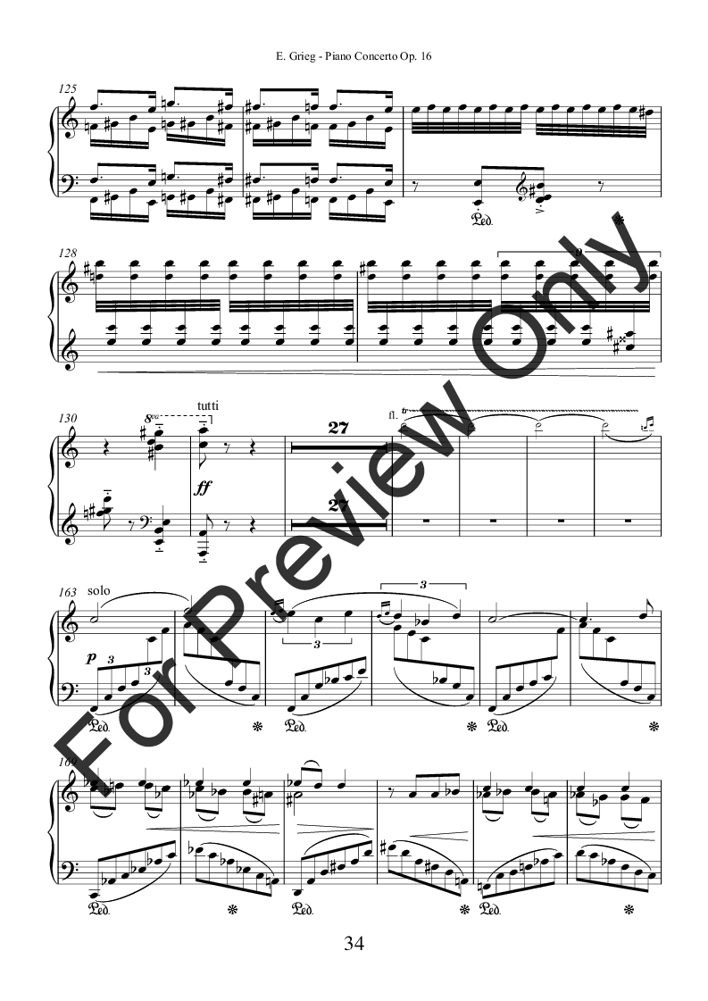 Concerto in A minor for piano and orchestra P.O.D.