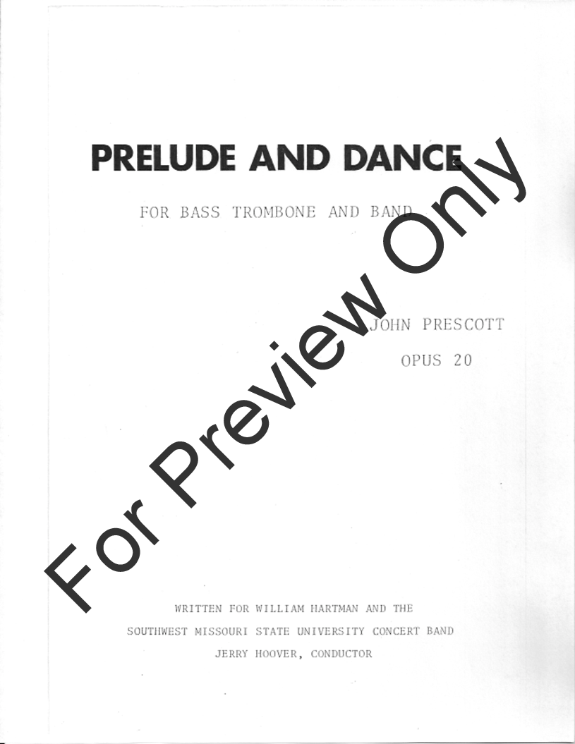 Prelude and Dance P.O.D.