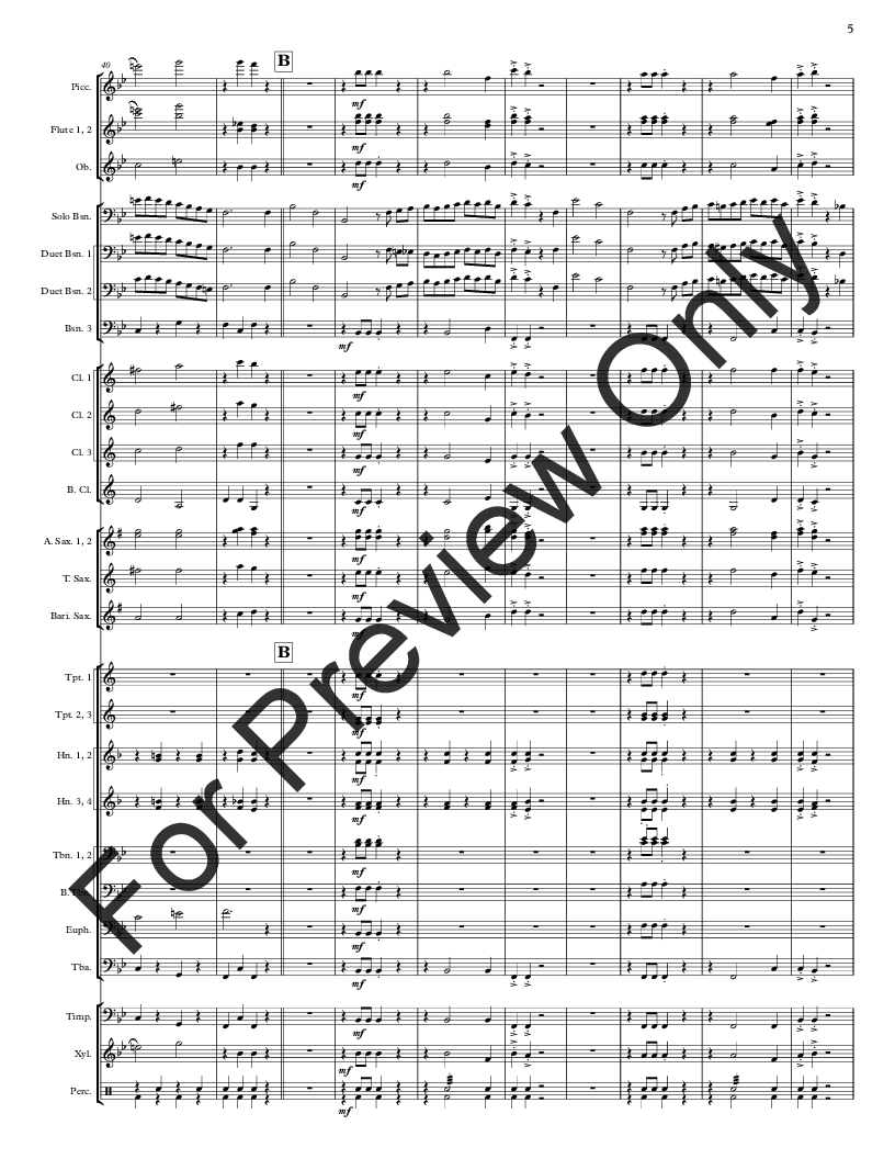 Bassoonium Bassoon Solo opt. Duet with Concert Band