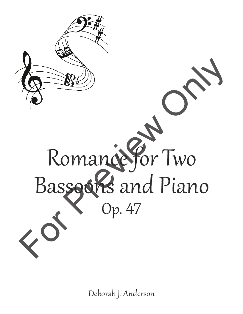 Romance for Two Bassoons and Piano P.O.D.