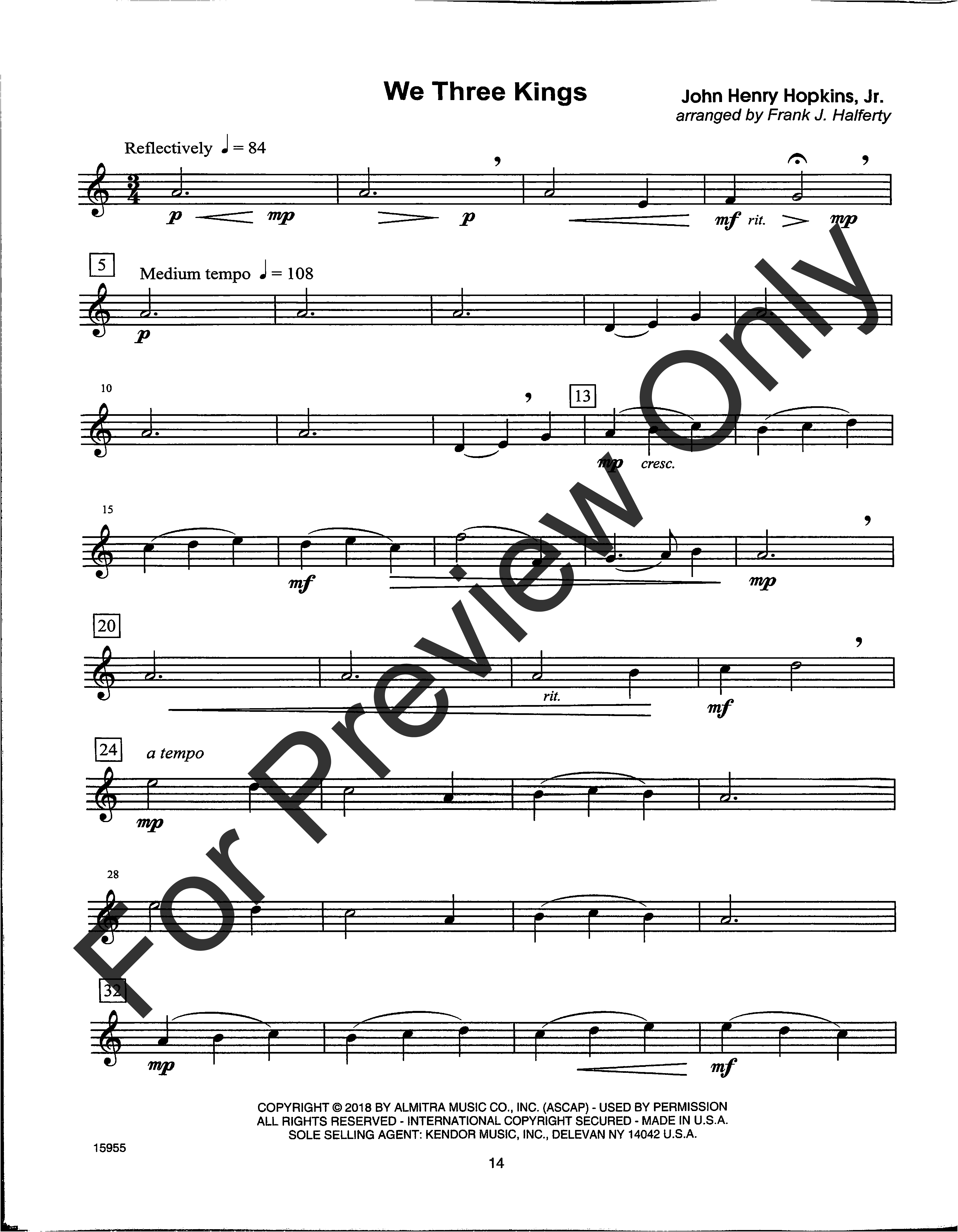 Christmas Classics for Saxophone Quartet Bari Sax Book