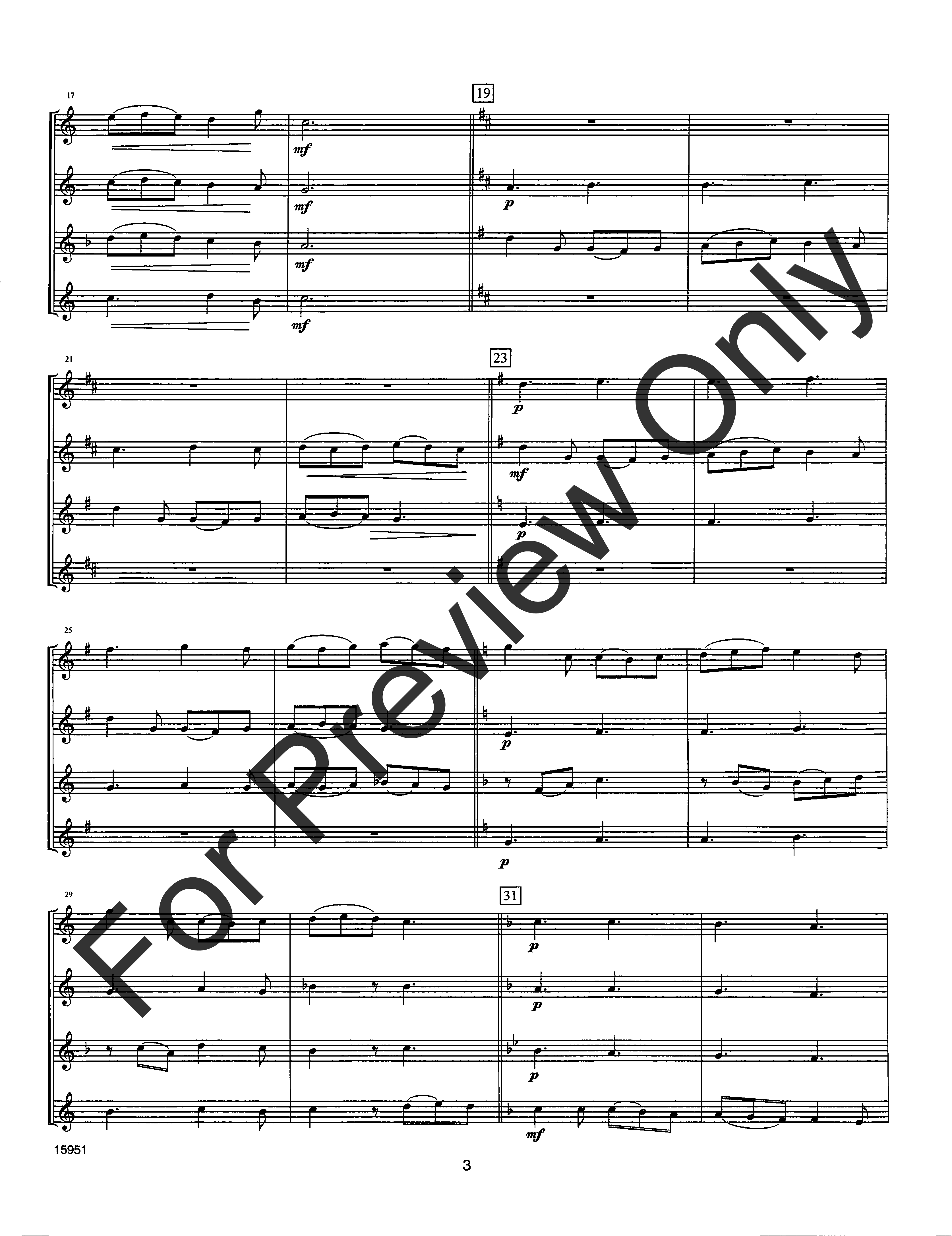 Christmas Classics for Saxophone Quartet Full Score