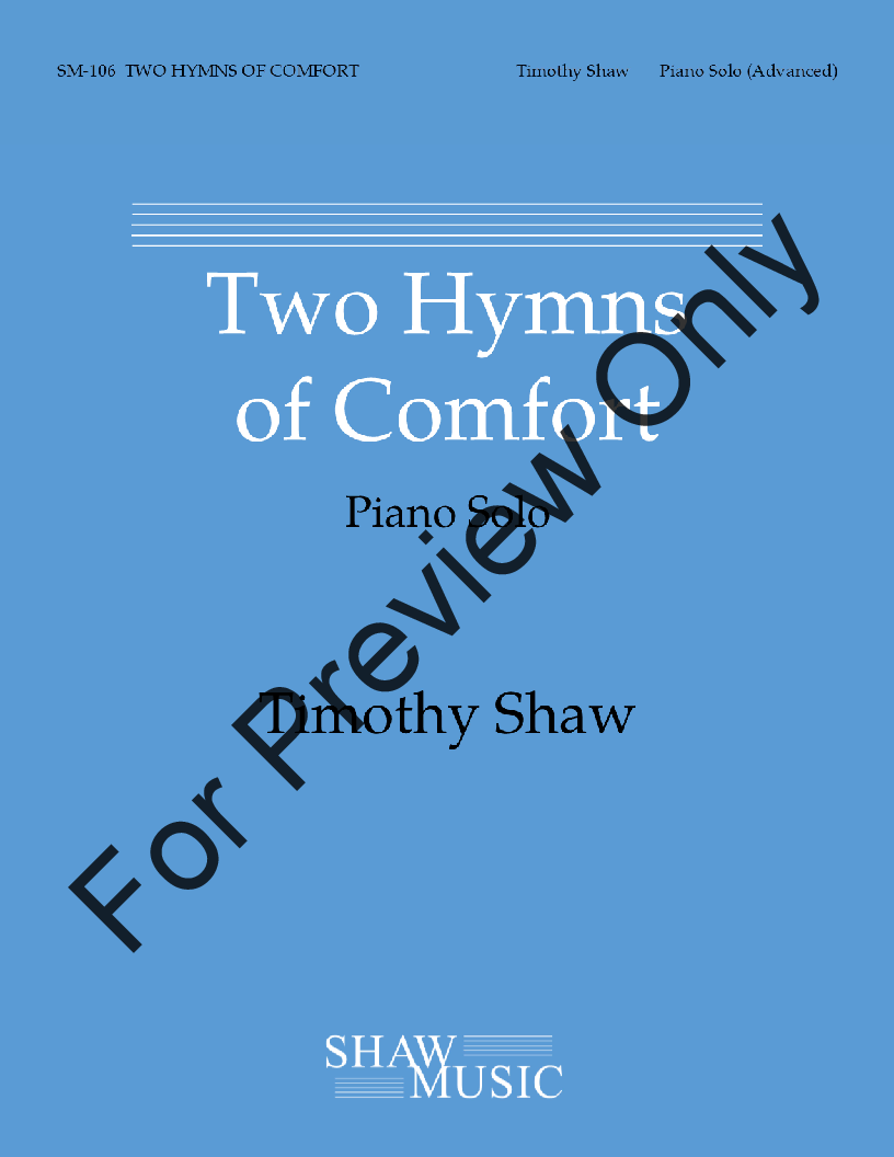 Two Hymns Of Comfort P.O.D.