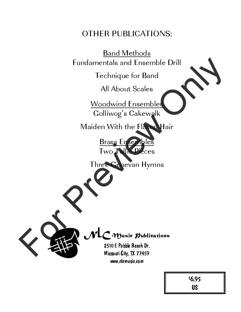 Fundamentals and Ensemble Drill P.O.D.