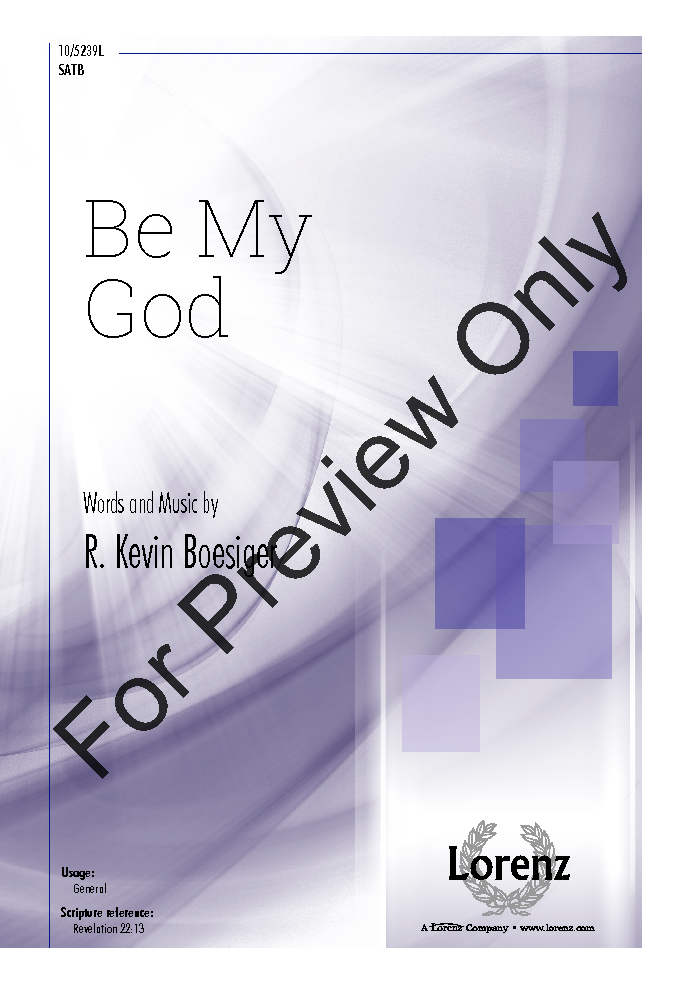 Be My God Large Print Edition P.O.D.