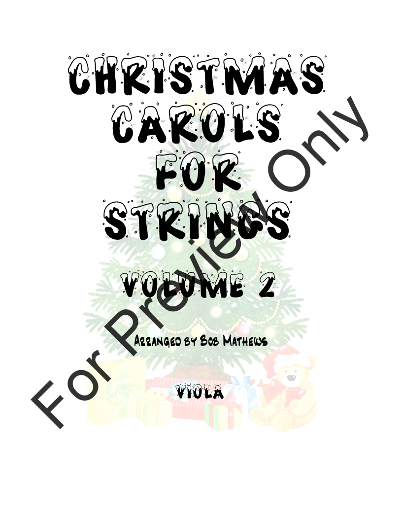 Christmas Carols For Strings Volume 2 P.O.D.