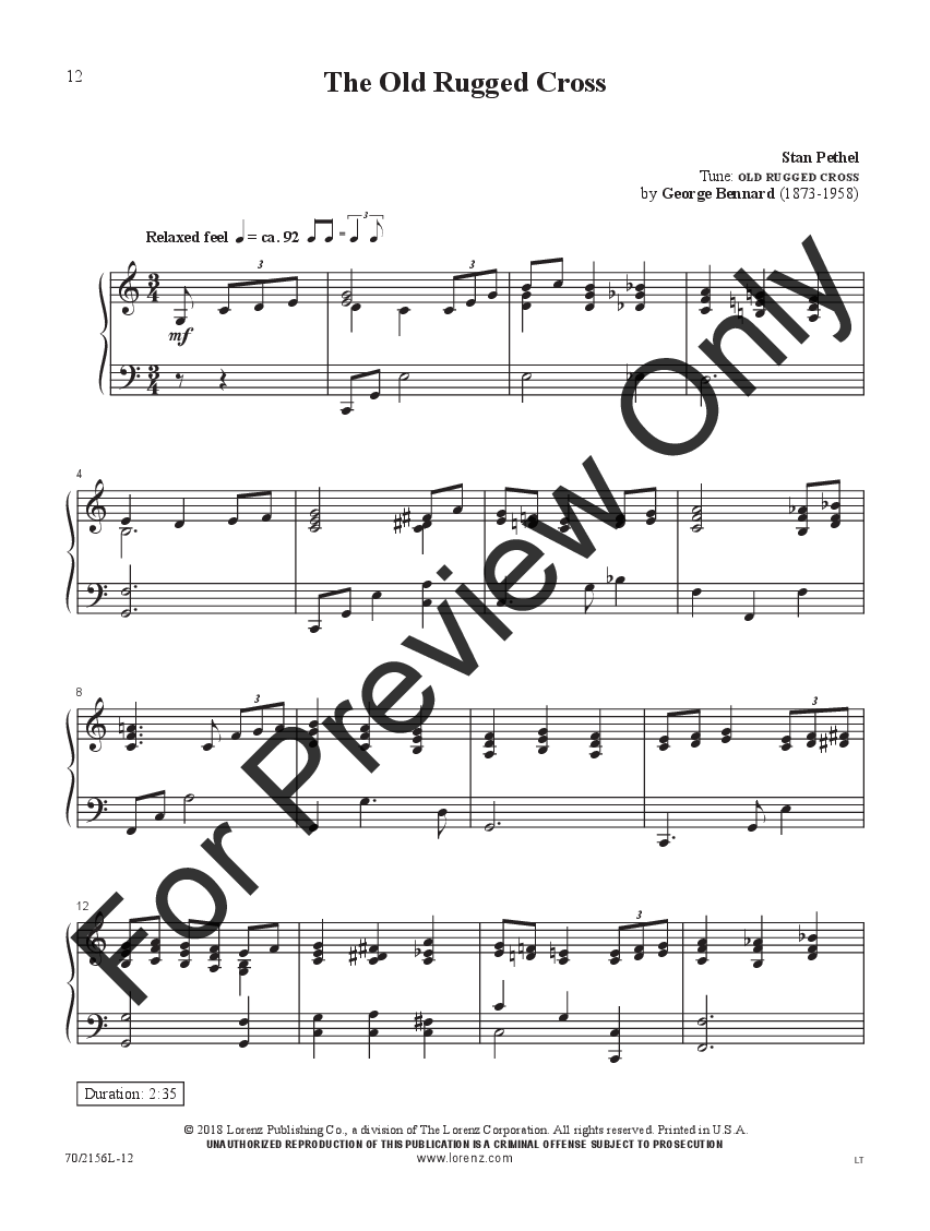 Blessed Redeemer (Piano) by Stan Pethel| J.W. Pepper Sheet Music