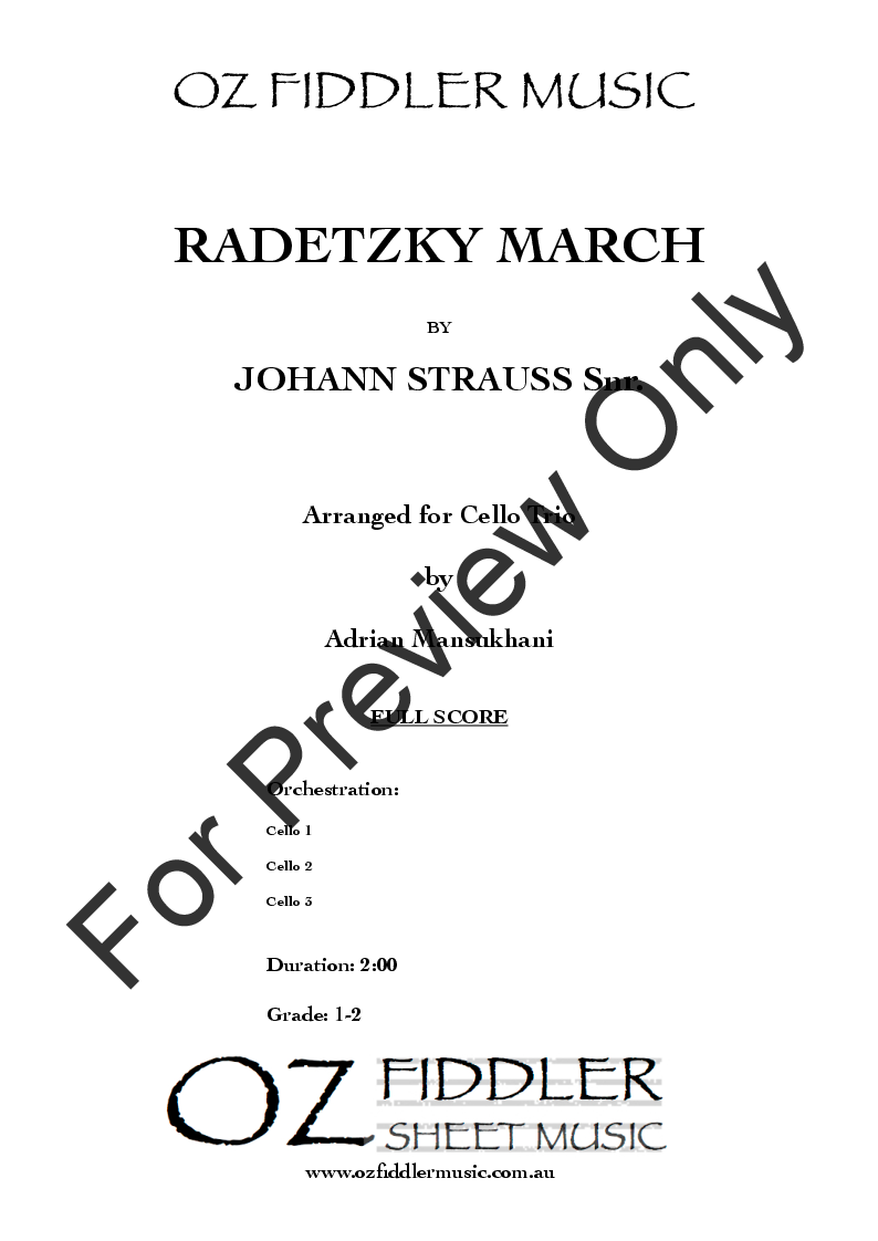 Radetzky March P.O.D.