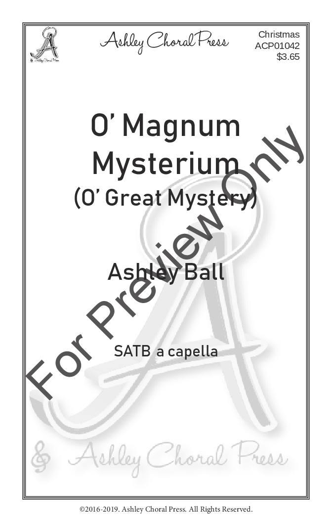 O Magnum Mysterium P.O.D.