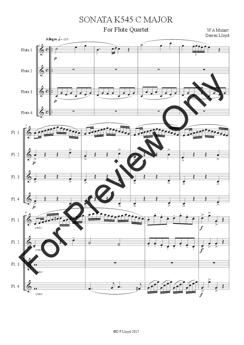 Sonata K545 in C major P.O.D.