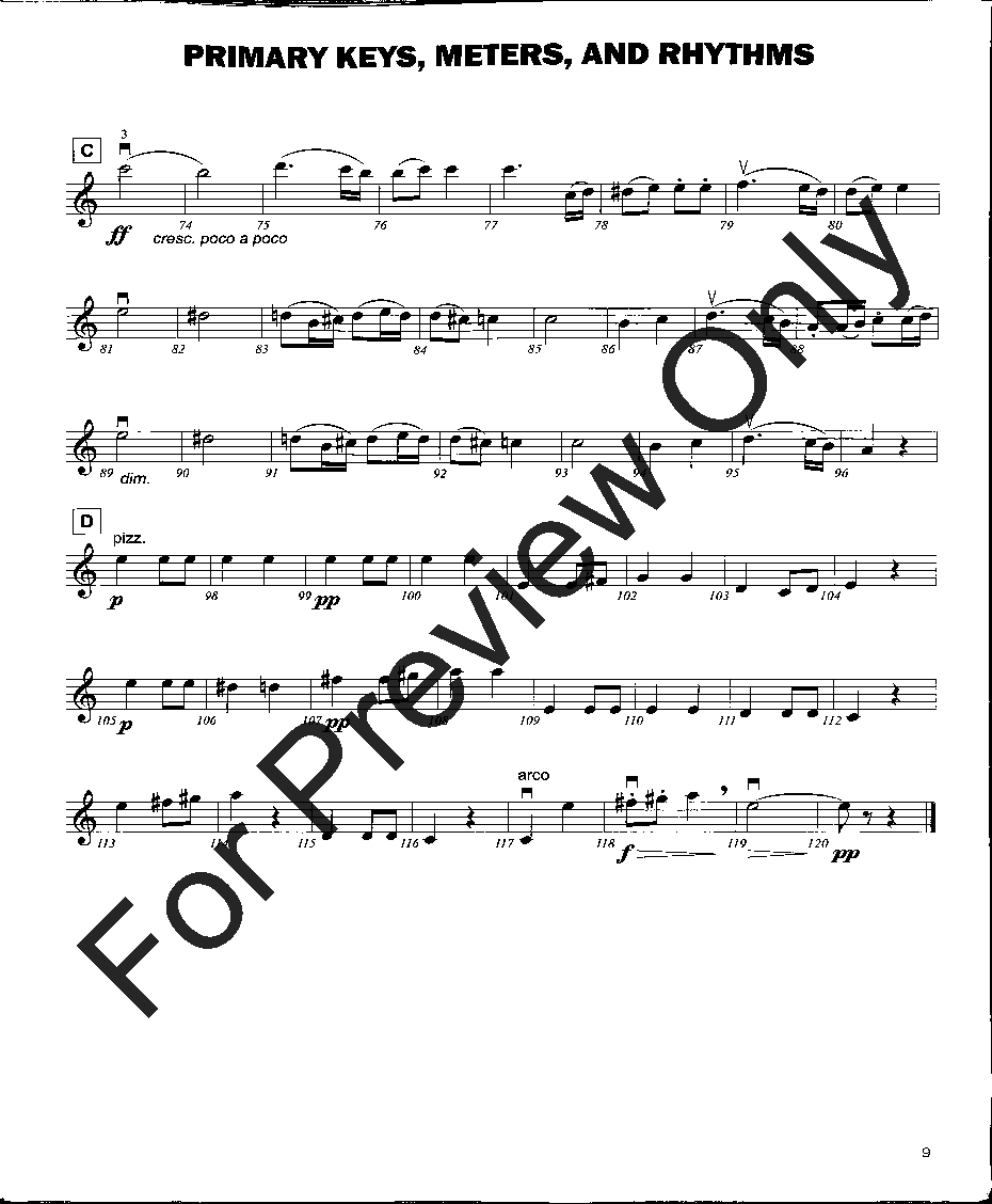 Expressive Sight Reading for Orchestra #2 Violin 1