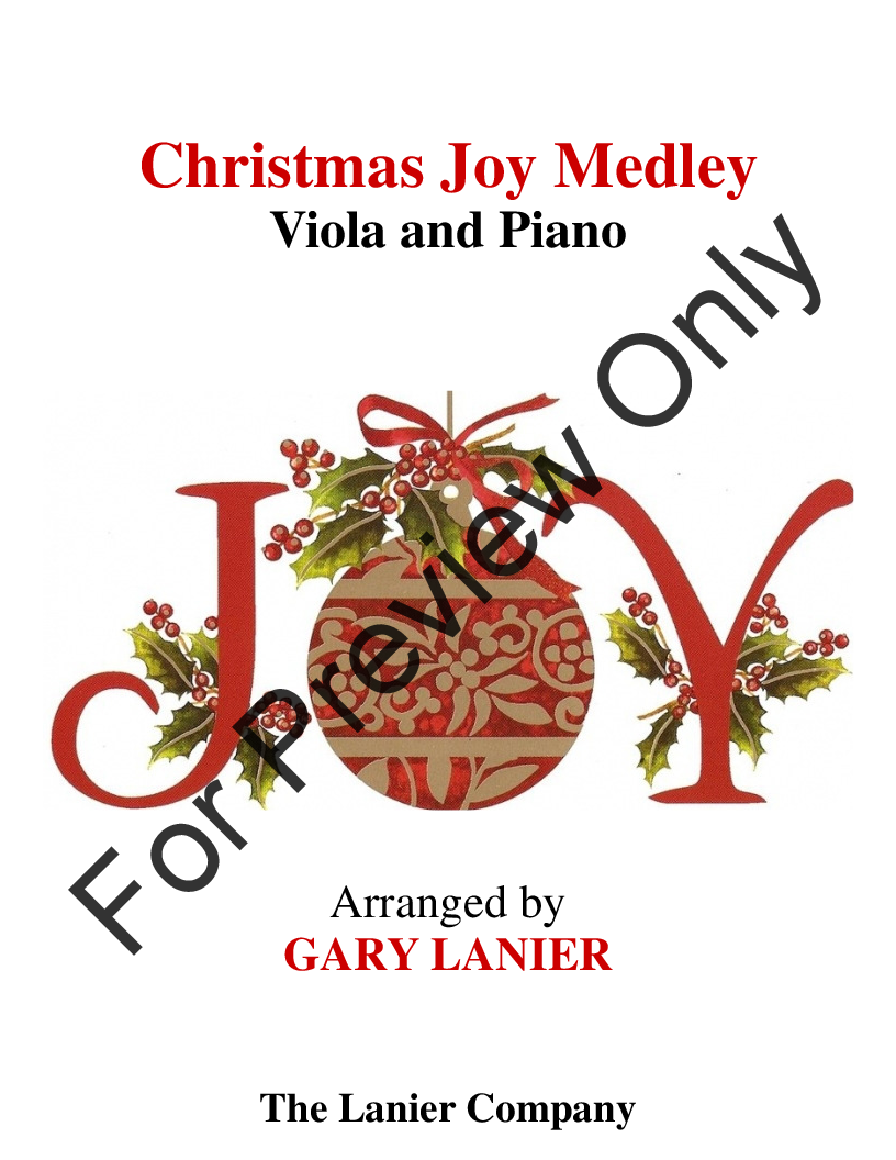 Christmas Joy Medley P.O.D.