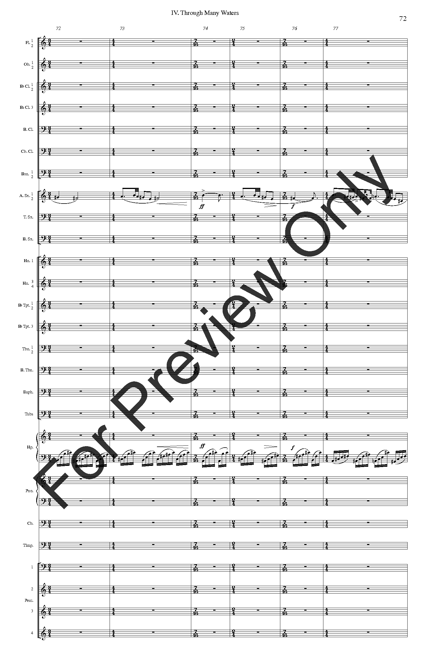 Symphony for Winds and Percussion P.O.D.