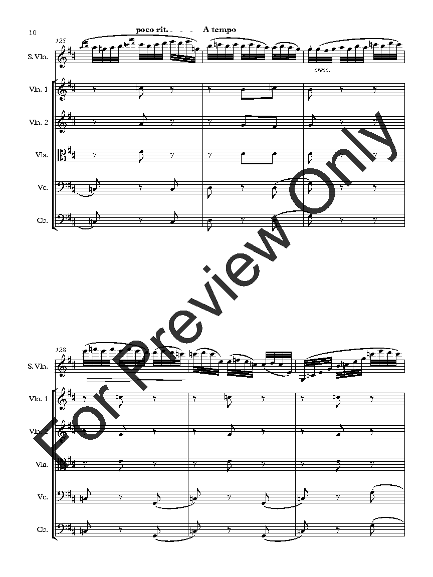 Sarasate Malaguena Op. 21 No. 1 Violin and String Orchstra P.O.D.