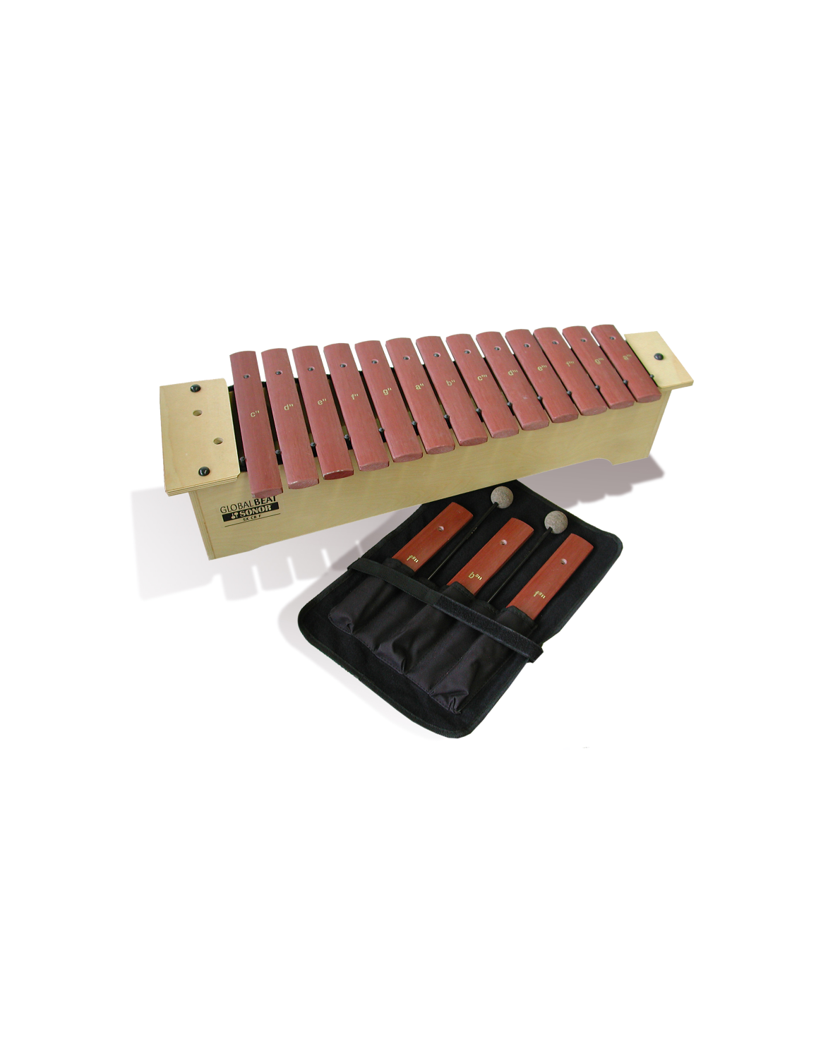 Orff 6 instrument bundle: Global Beat series with fiberglass bars Bundle -P.O.P.