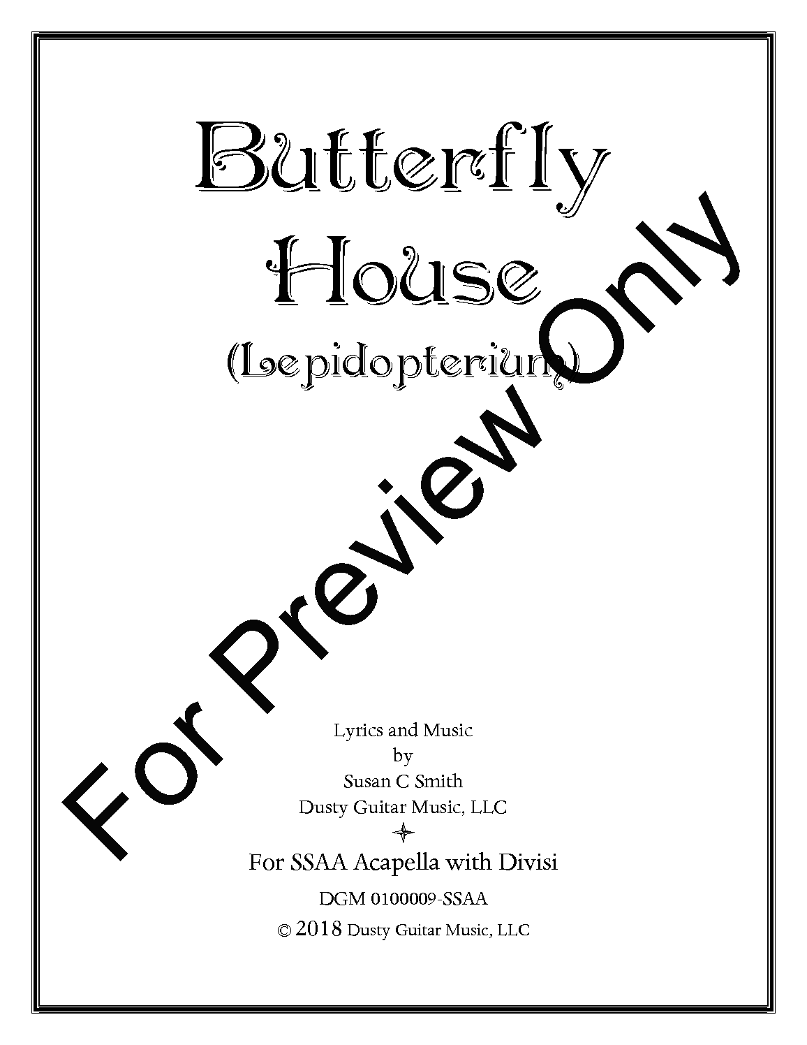 Butterfly House P.O.D.