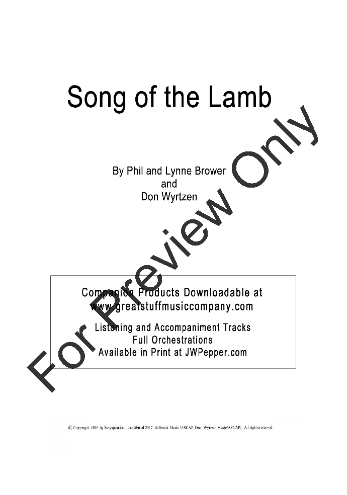 Song of the Lamb P.O.D.