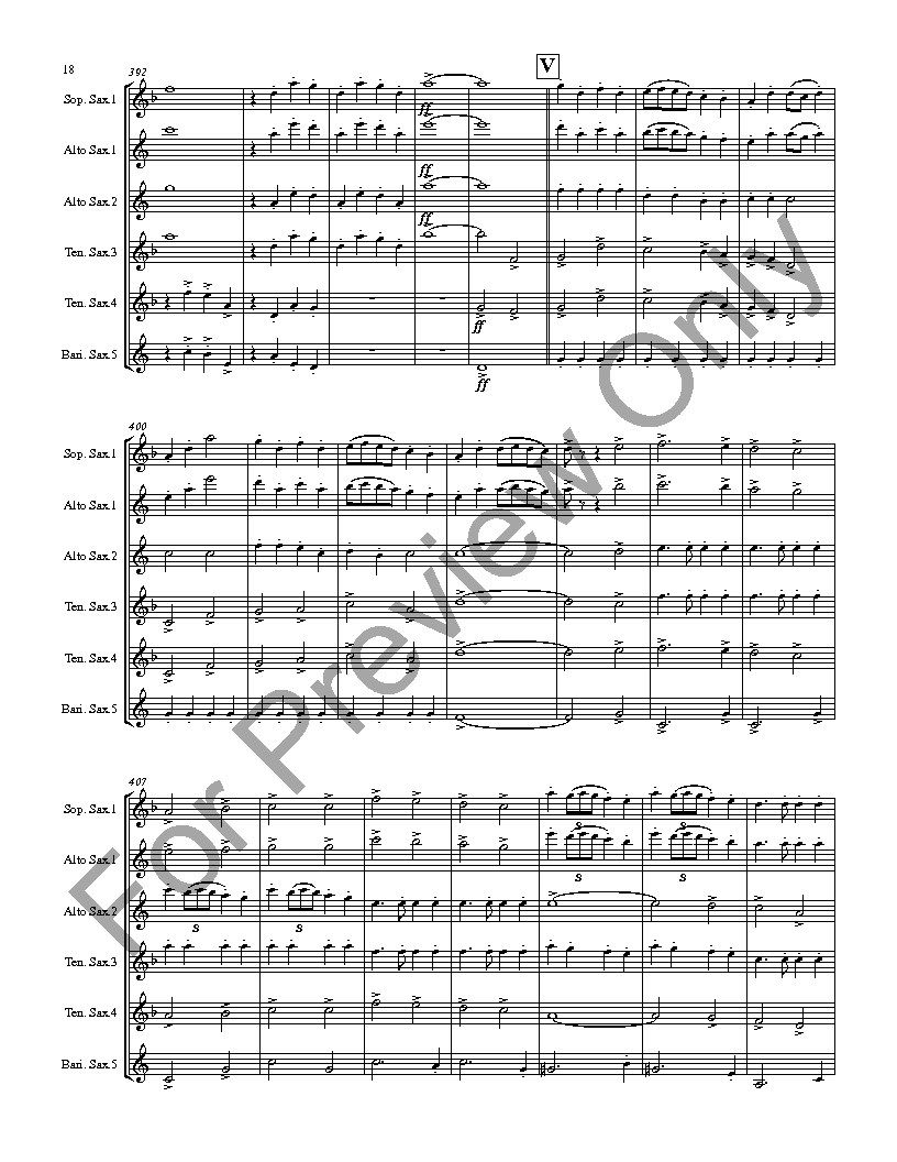 First Suite for Military Band P.O.D.